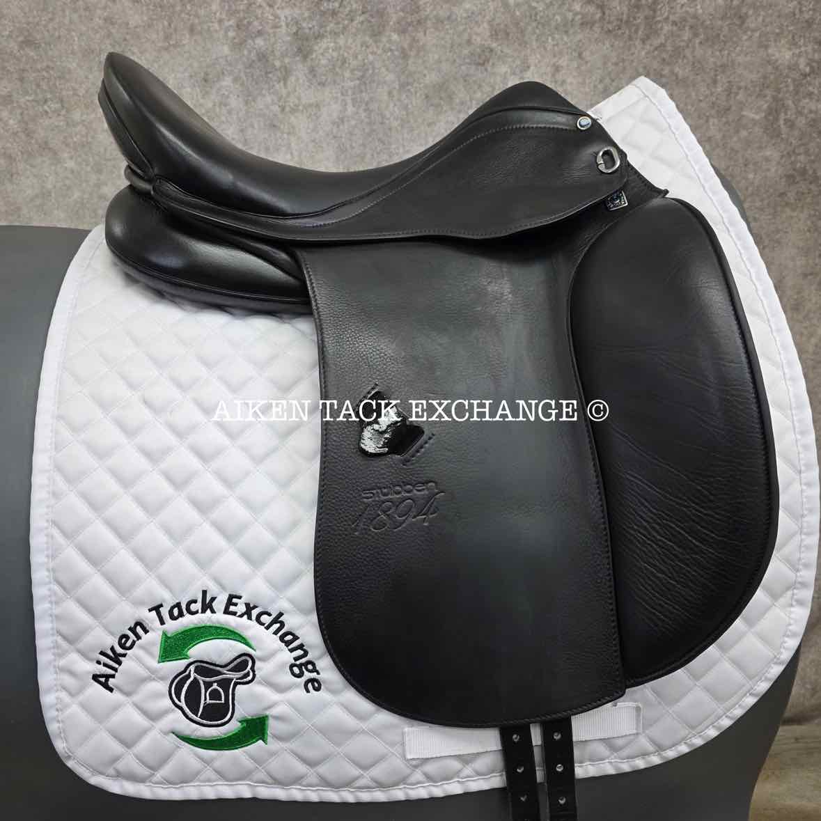 2016 Stubben 1894 Dressage Saddle, 17.5" Seat, 32cm Tree - Wide, Wool Flocked Panels
