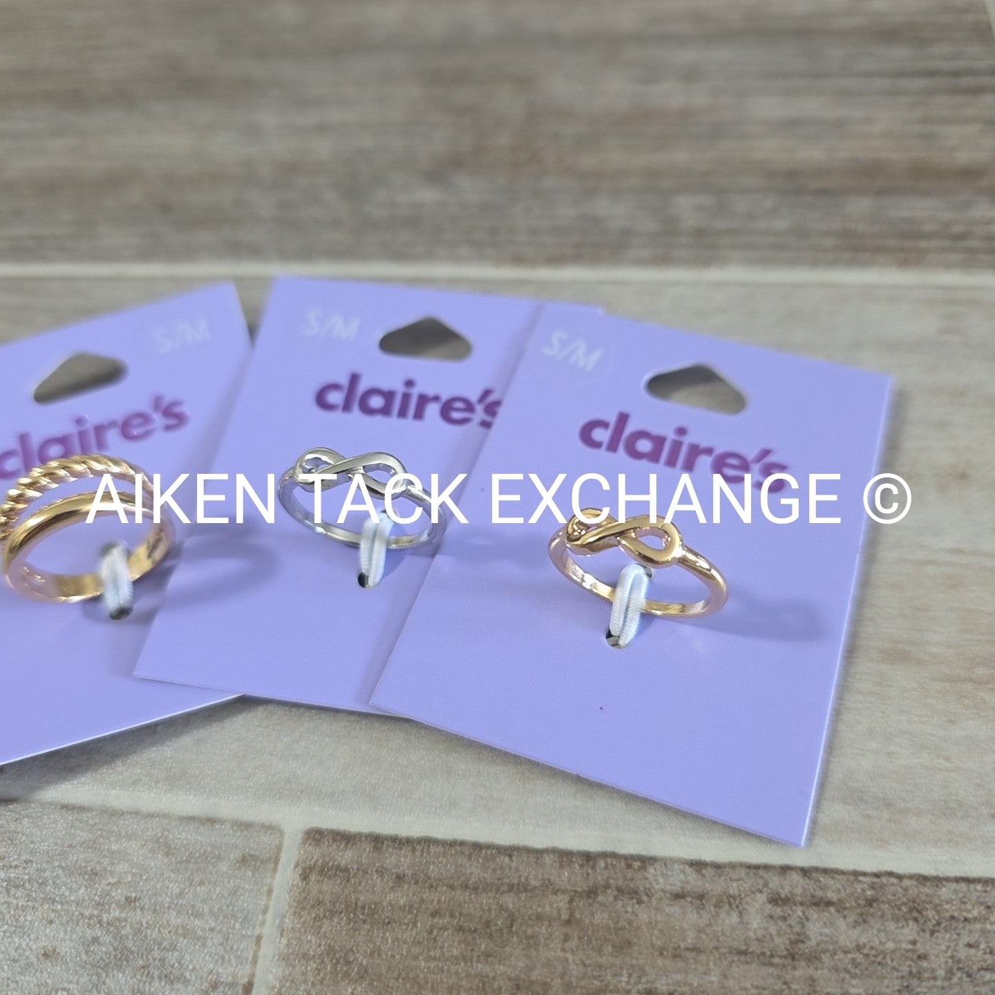 Claire's Rings (3) - Size S/M