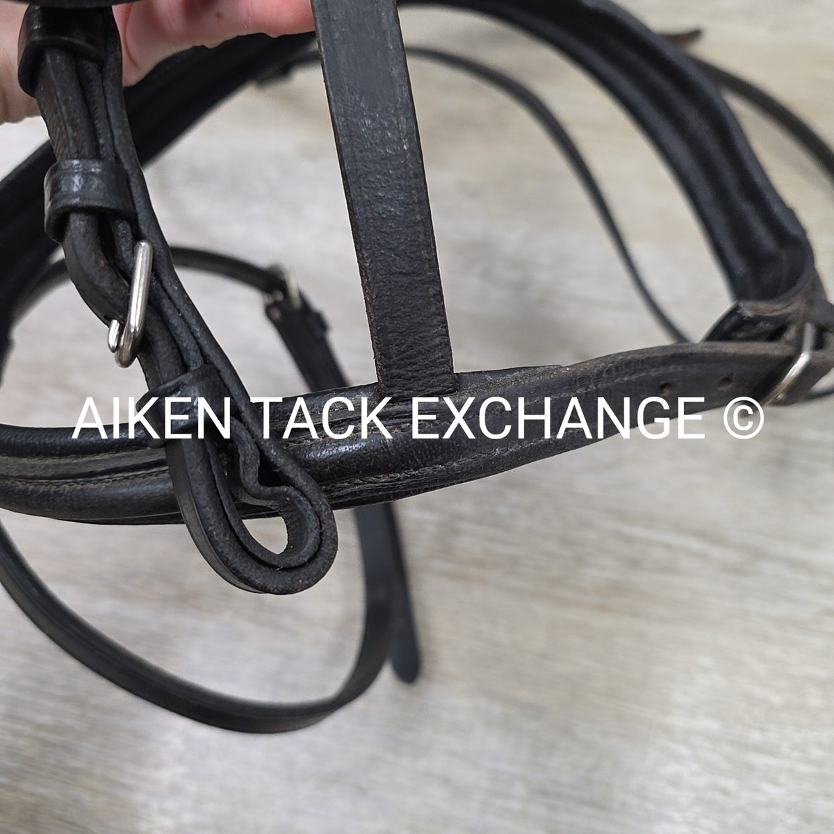 BARGAIN BUNDLE: Flash Bridle with Extra Headstall, No Reins, Black, Size Full