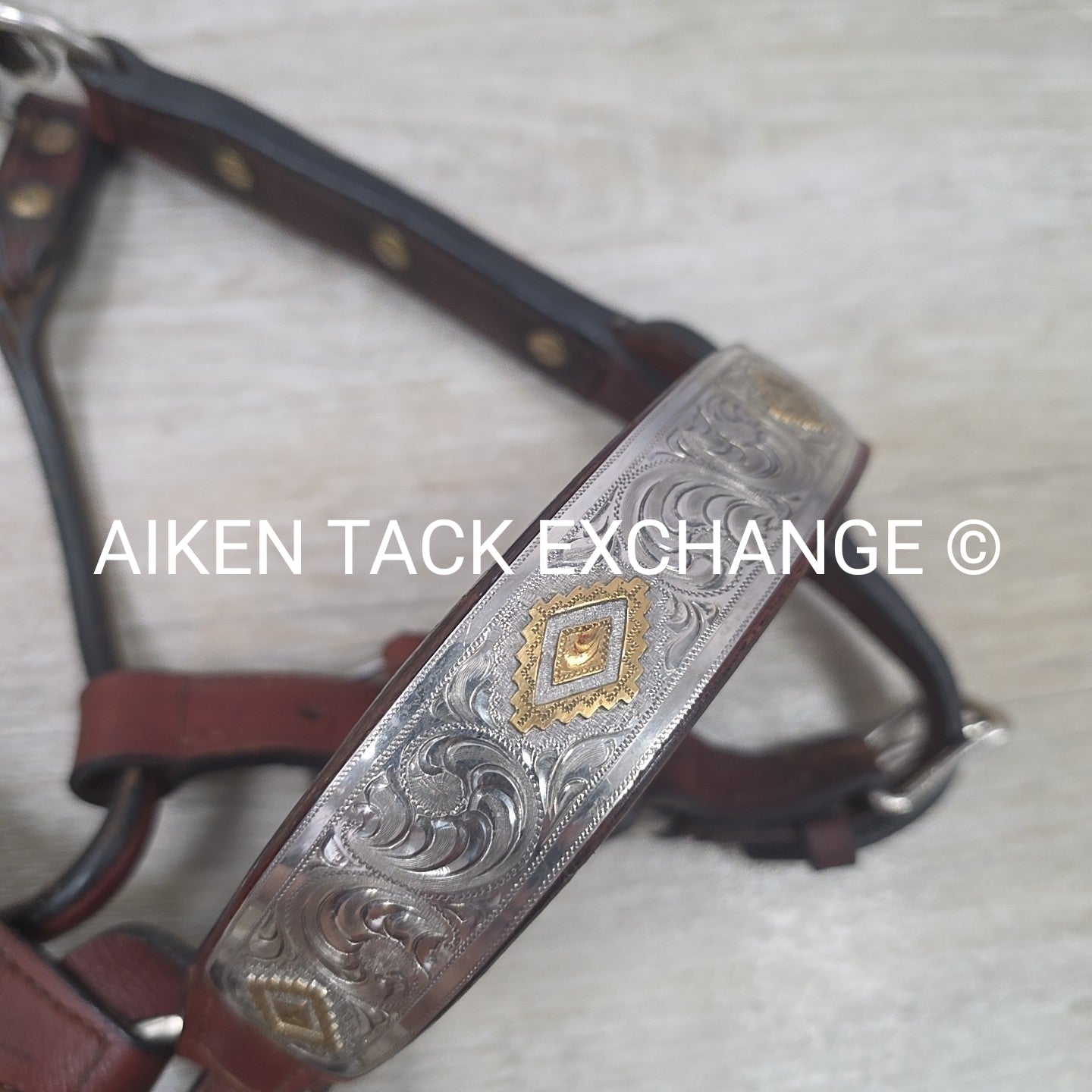 Kathy's Show Equipment Western Show Halter, Size Full