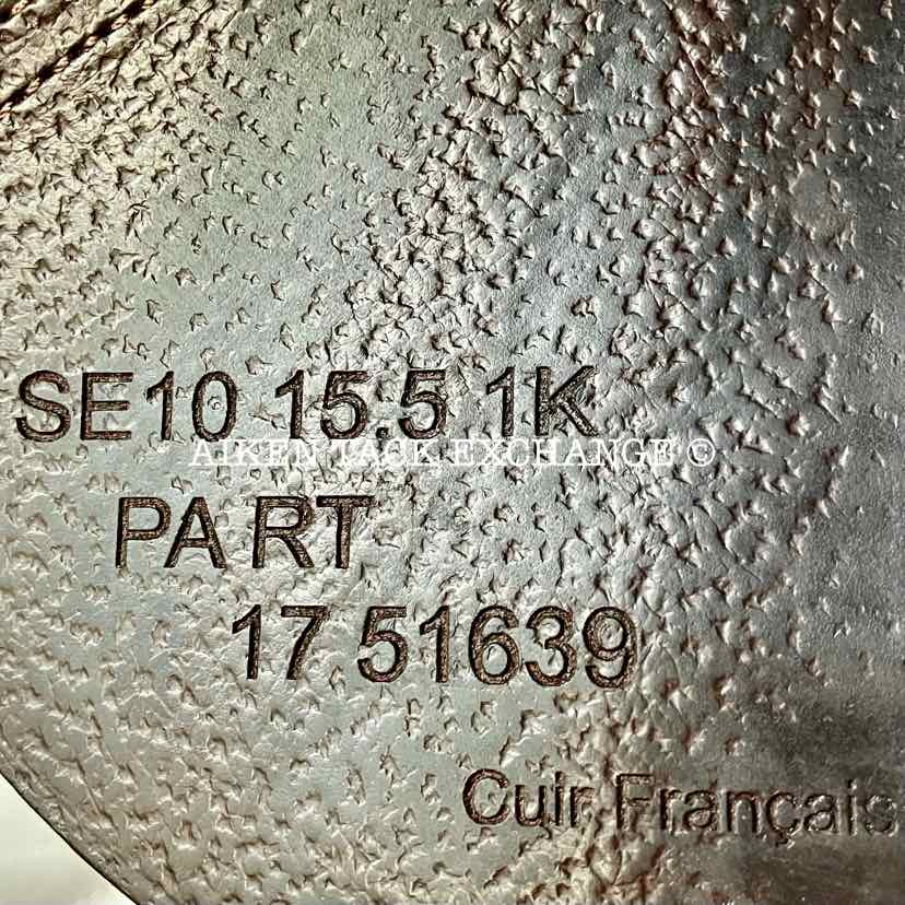 2017 CWD SE10 Close Contact Jump Saddle, 15.5" Seat, 1K Flap, MW/W Tree, Foam Panels, Full Buffalo Leather