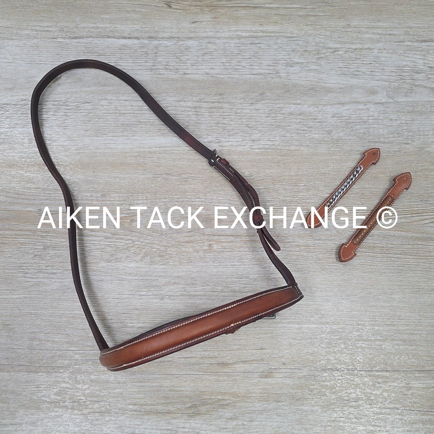 20th Century by Jimmy Wiebe Specialty Noseband, Brown, Size Full