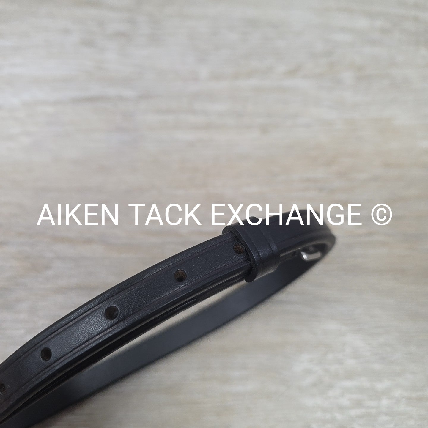 Leather Flash Strap, Black