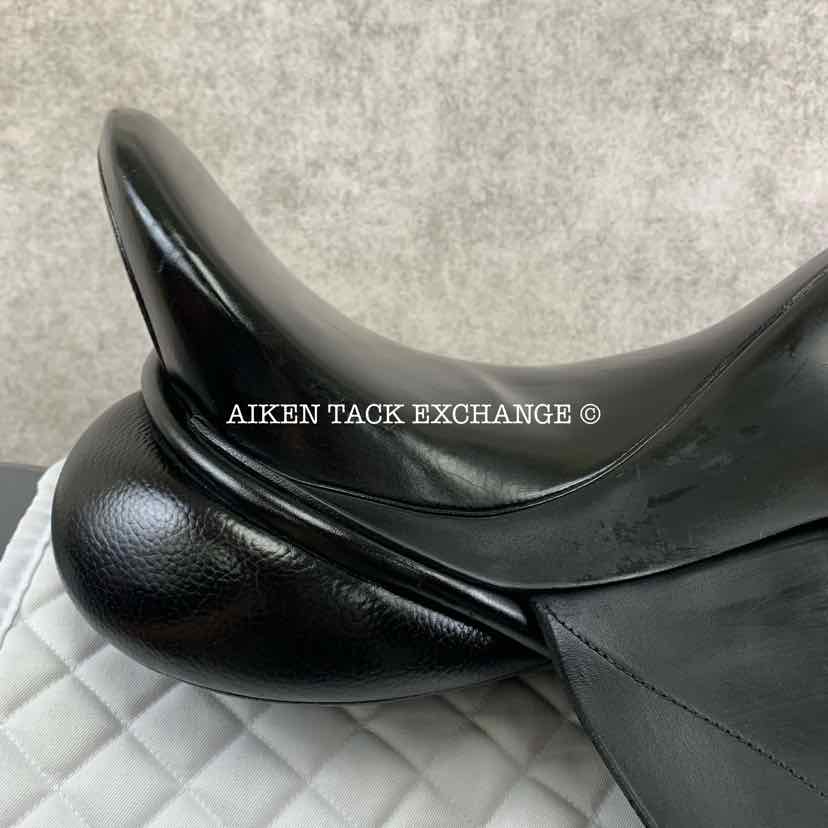 Patrick Saddlery Minx Dressage Saddle, 17.5" Seat, Medium Wide Tree, Wool Flocked Panels