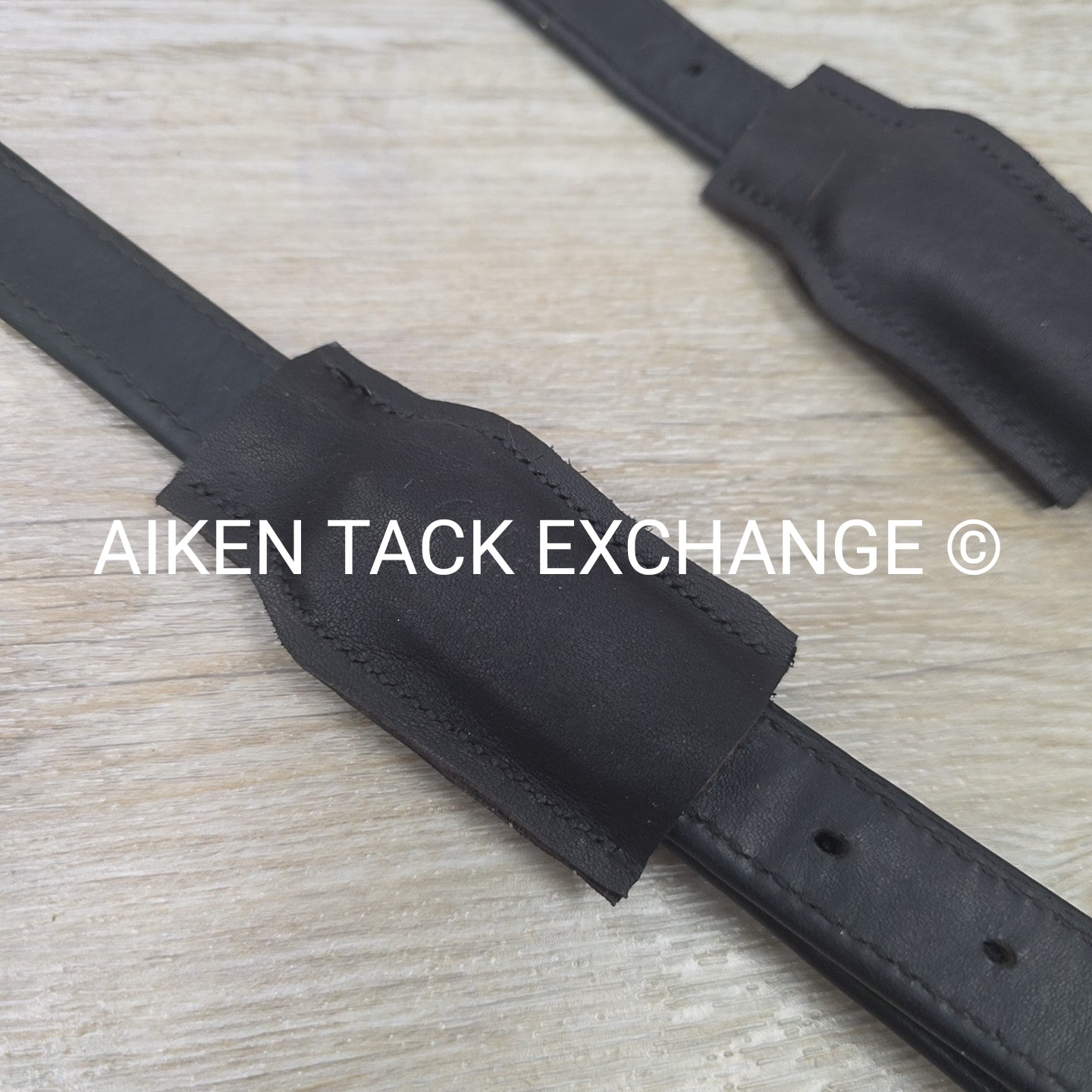 Mono Strap Stirrup Leathers, Black