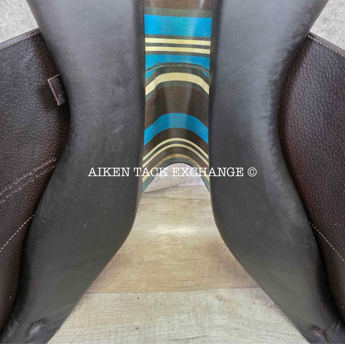 2018 Voltaire Elkton Monoflap Jump Saddle, 18.5" Seat - 2AA Flap, Medium Wide Tree, PRO Panels, Full Buffalo Leather