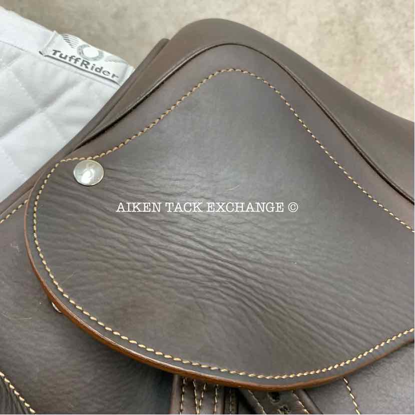 2023 Arion Atlas Close Contact Jump Saddle, 18" Seat, 2A Flap, Medium Tree, Foam Panels, Full Buffalo Leather, Comes with Matching Stirrup Leathers