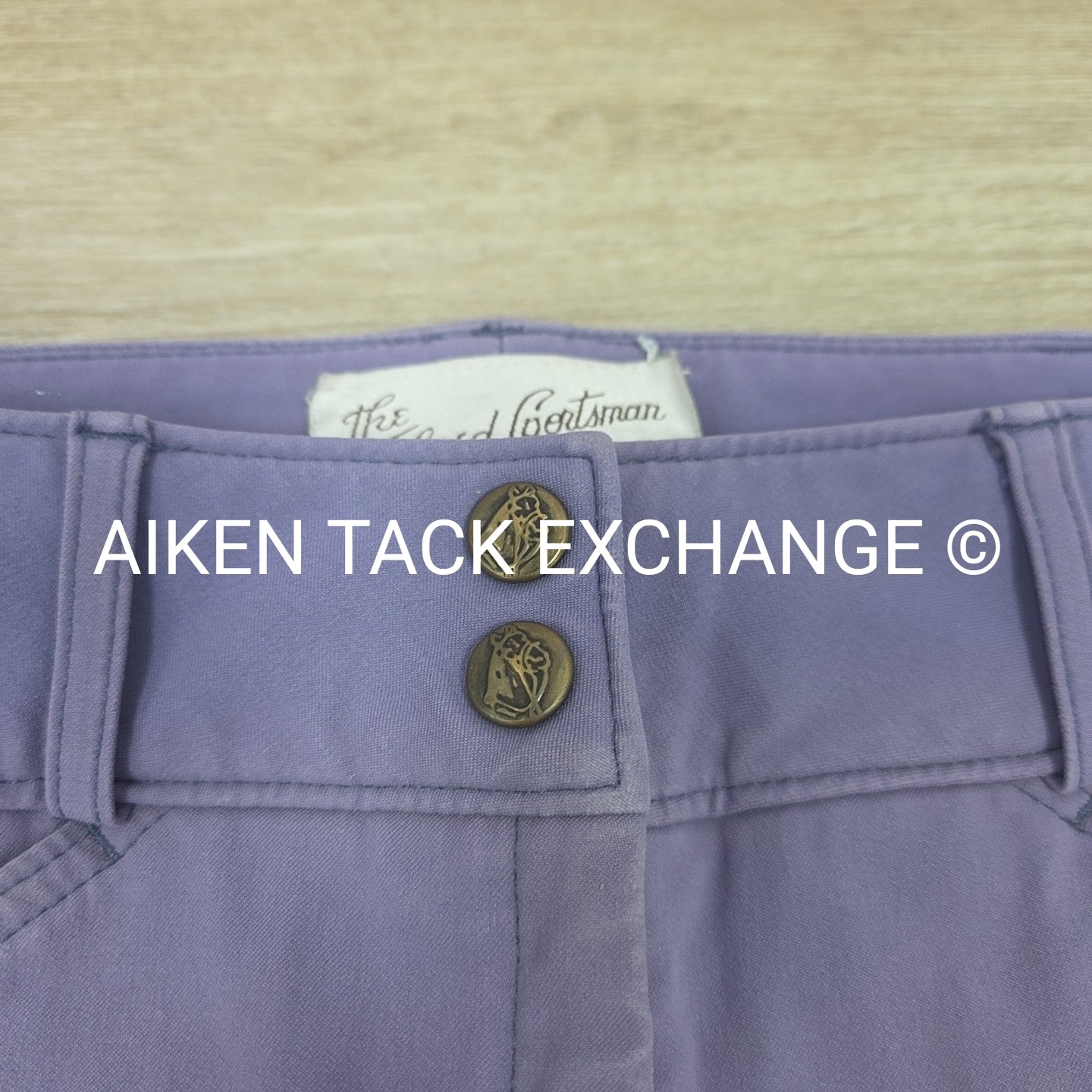 Tailored Sportsman Trophy Hunter Knee Patch Breeches, Ultra Violet, Size 24