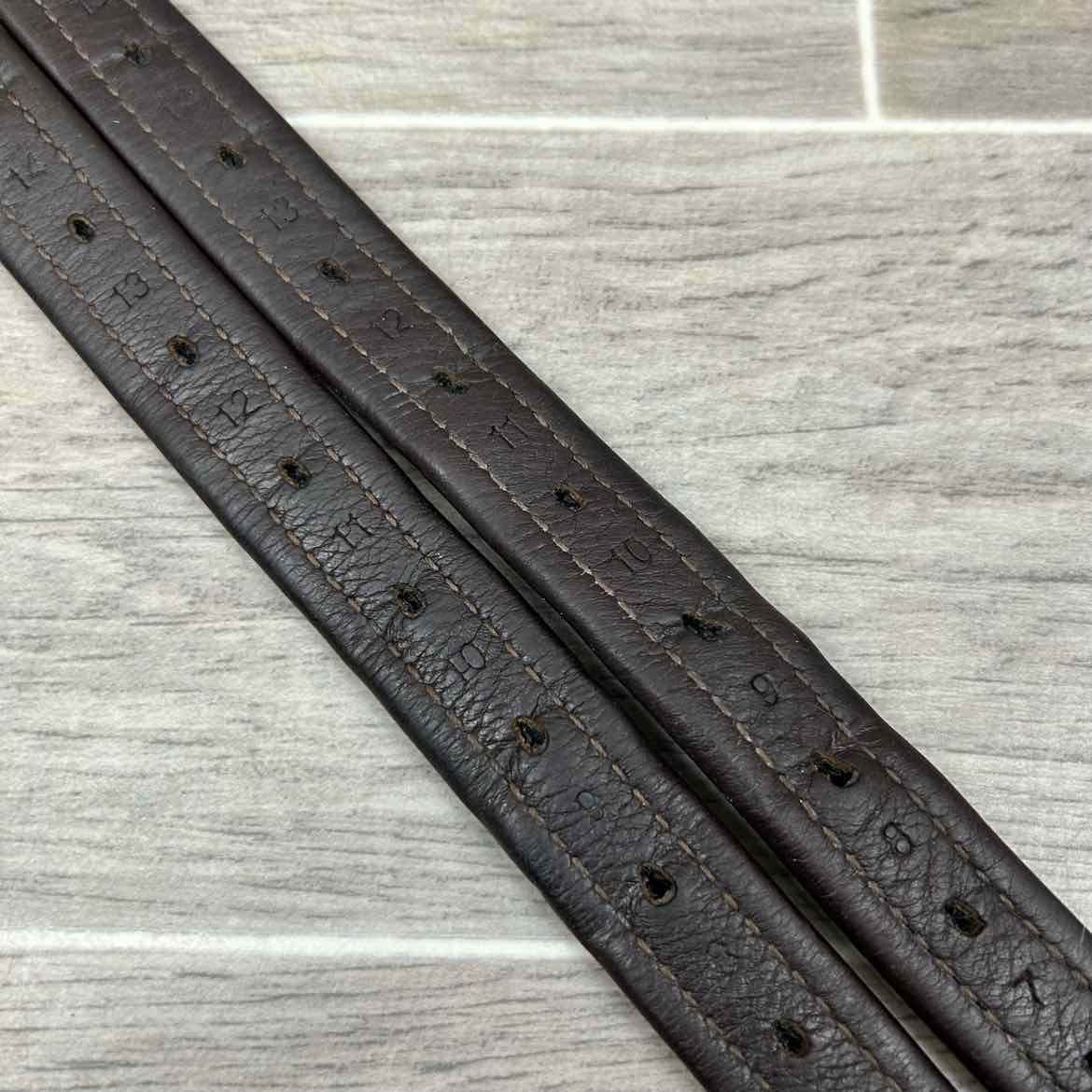 Prestige Stirrup Leathers, Brown, Size 57" (145)