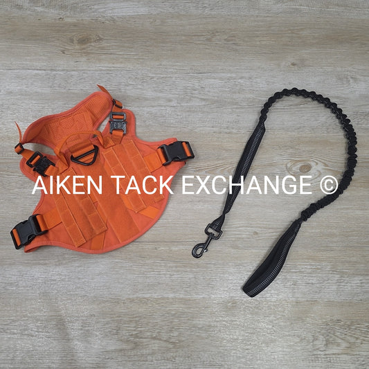 Rabbitgoo Tactical Dog Harness with Leash, Size Medium