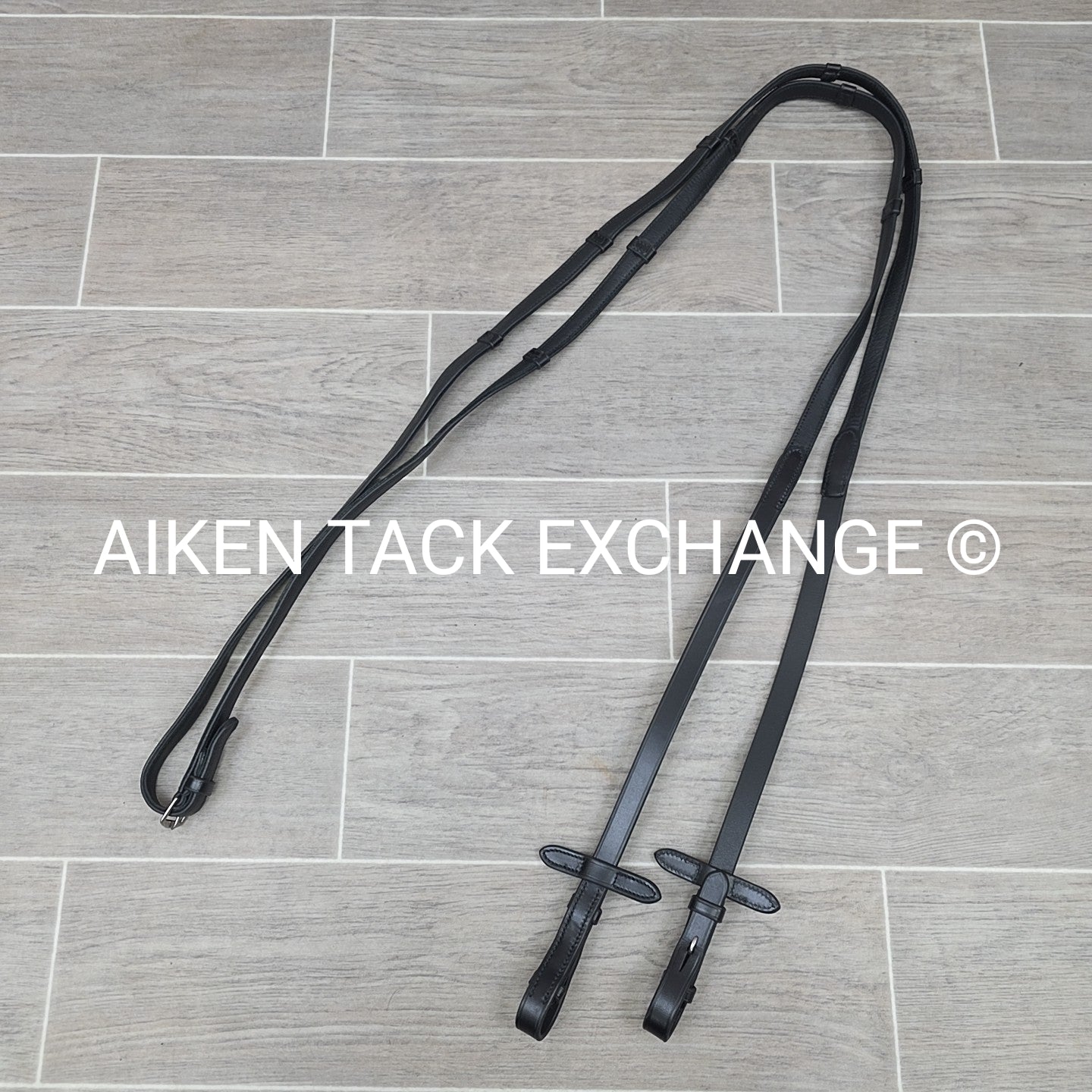 Passier Comfort Leather Reins, Black, 55"