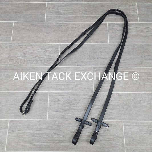 Passier Comfort Leather Reins, Black, 55"
