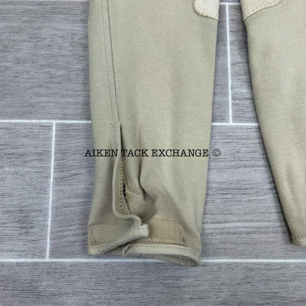 TuffRider Light Cotton Low Rise Knee Patch Breeches, Size 24