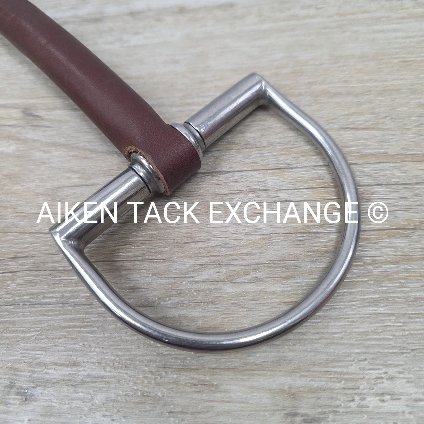 Leather Mullen Mouth D Ring Bit 5.5"