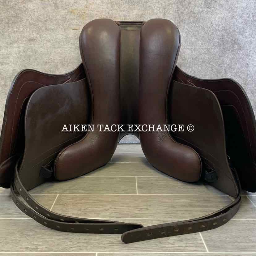 2022 JC Performance Line P1 Dressage Saddle, 18" Seat, 34 Tree - Medium Wide, Wool Flocked Pony Panels