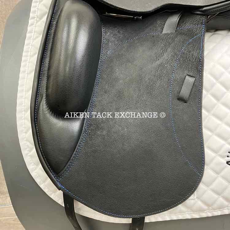 2023 Custom Saddlery Everest Monoflap Dressage Saddle, 18" Seat, Adjustable Tree, Wool Flocked Panels