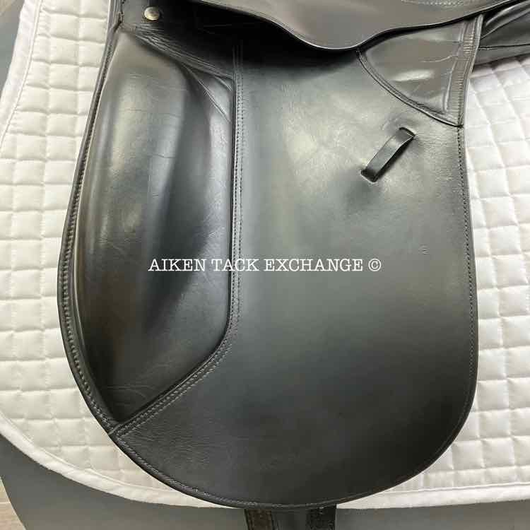 2002 Kieffer Lech DL Dressage Saddle, 17" Seat, Medium Tree, Wool Flocked Panels