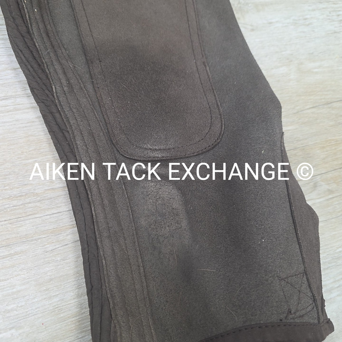 Shires Suede Half Chaps, Brown, Size X-Large