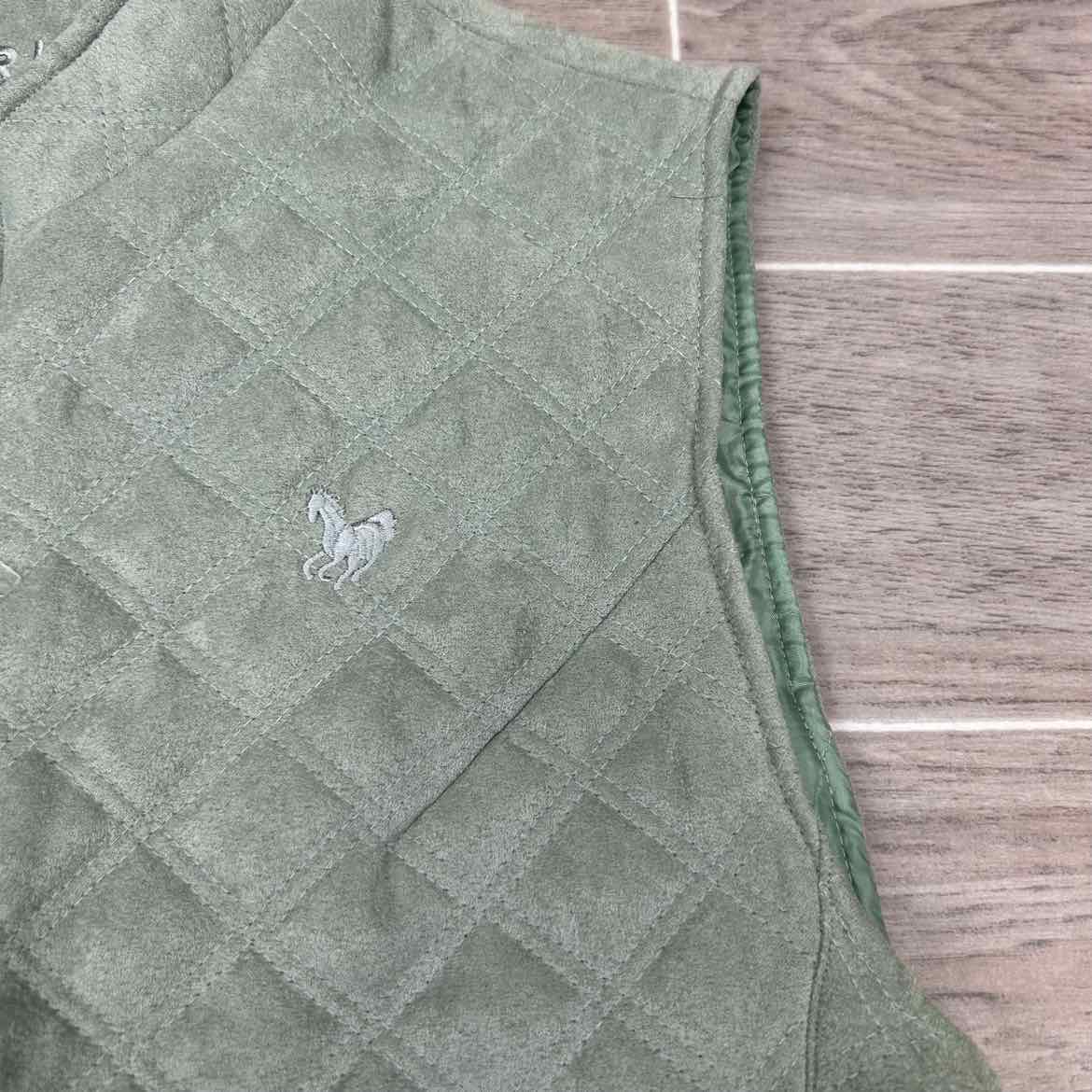 PRI Micro-Suede Quilted Vest, Size Large