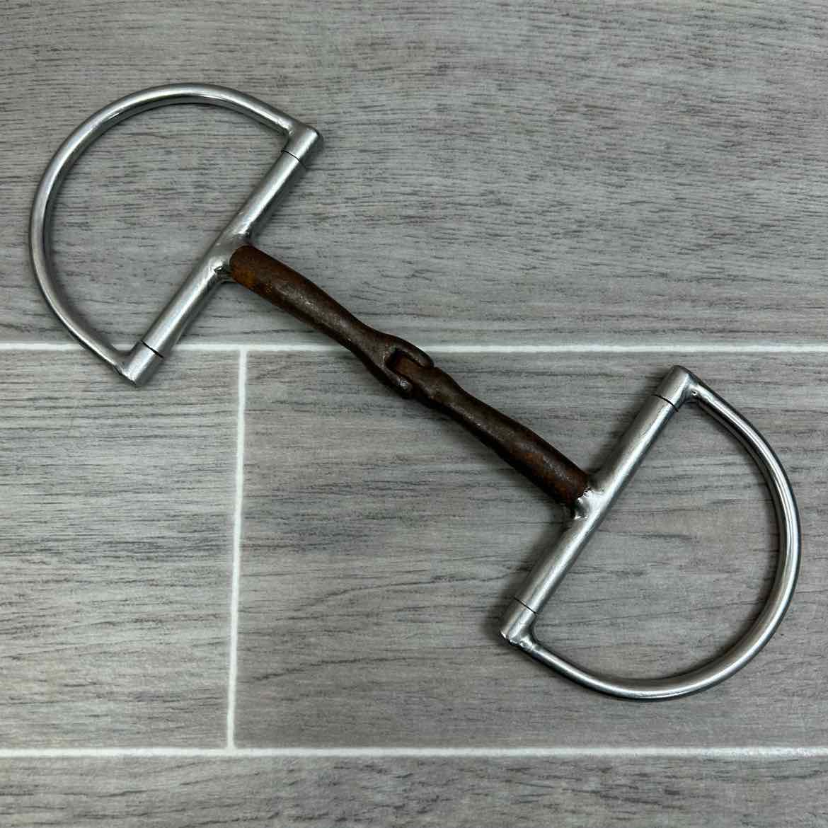 Jay Shuttleworth Hinged Sweet Iron D Ring Bit 5.25"
