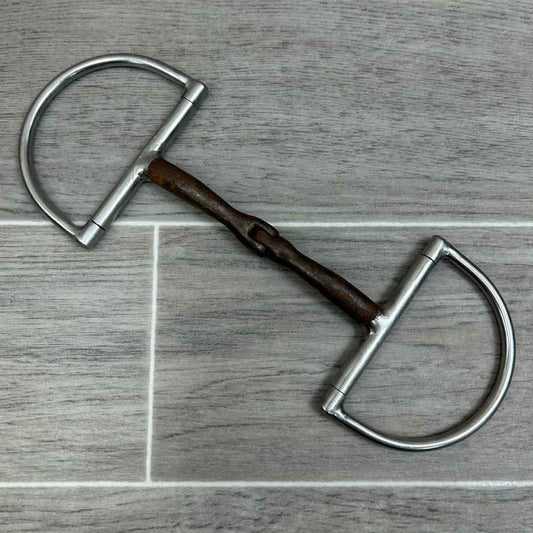 Jay Shuttleworth Hinged Sweet Iron D Ring Bit 5.25"