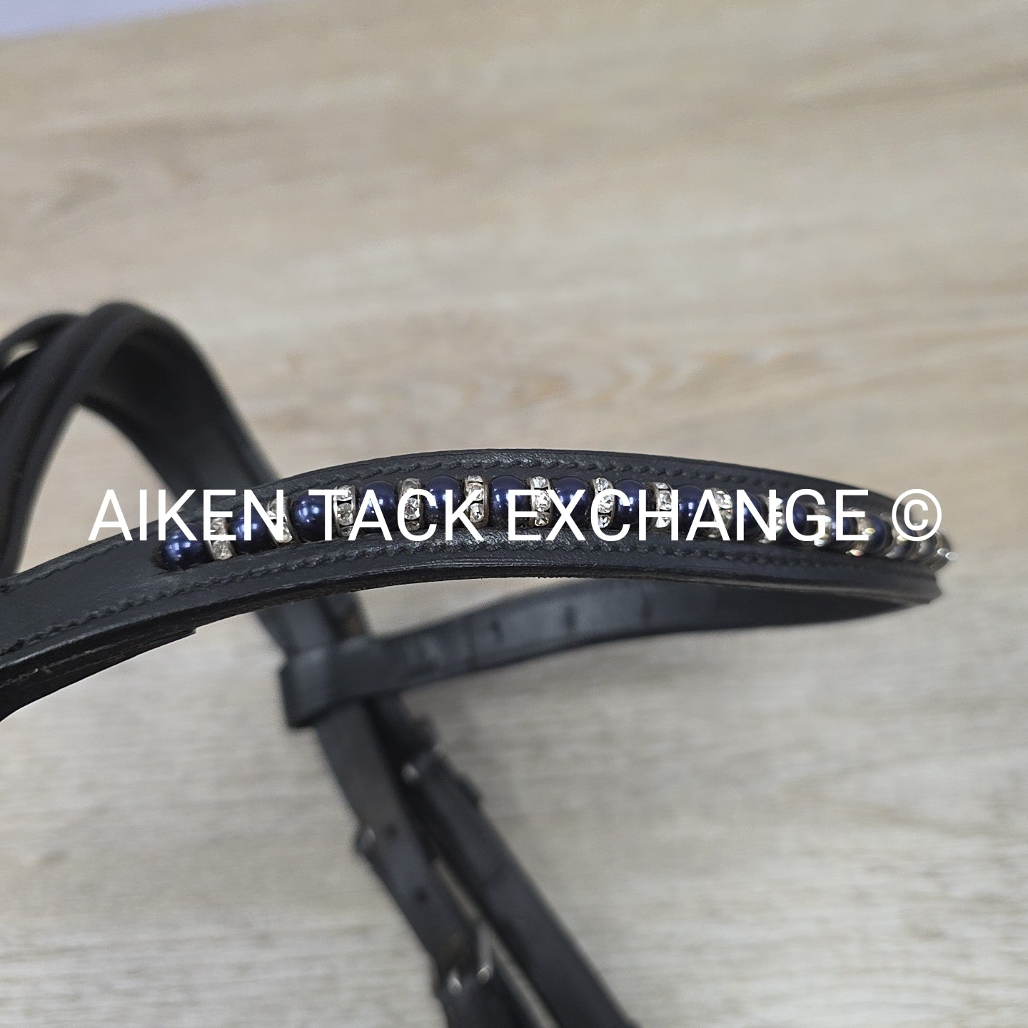 KL Select Dressage Bridle, No Reins, Black, Size Full