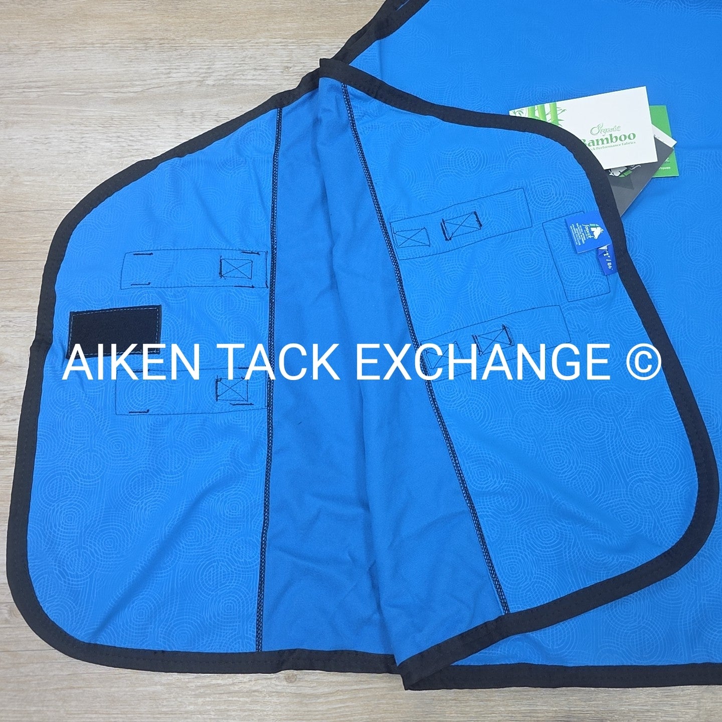 Fenwick Equestrian Softshell Therapeutic Bamboo Blanket, Blue, Size 86"