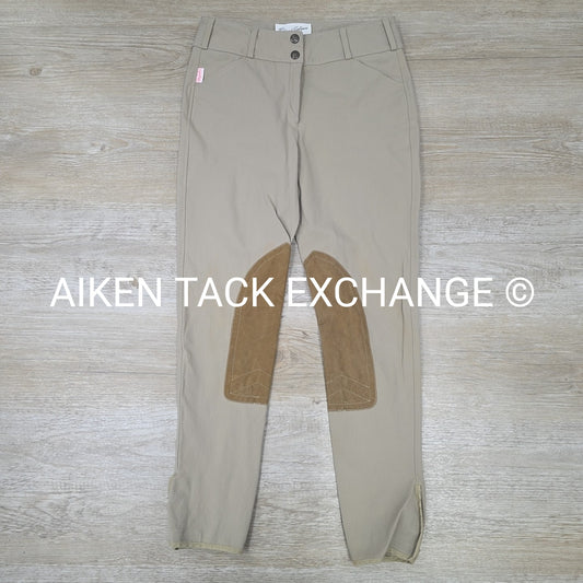 Tailored Sportsman Trophy Hunter Knee Patch Breeches, Size 28