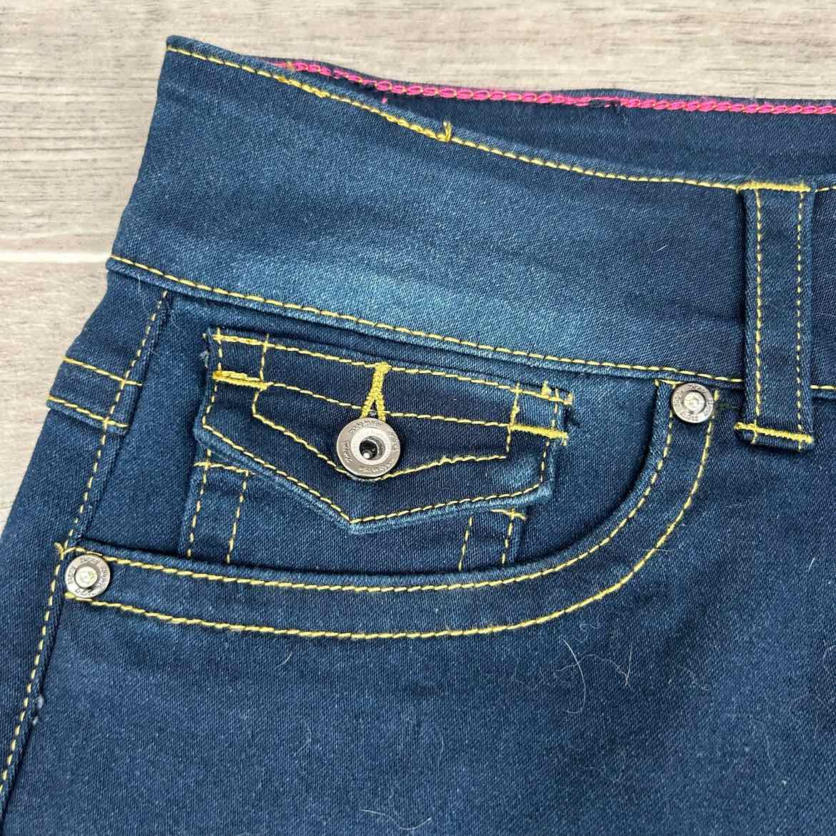 2kGrey Denim Full Seat Breeches, Size 34