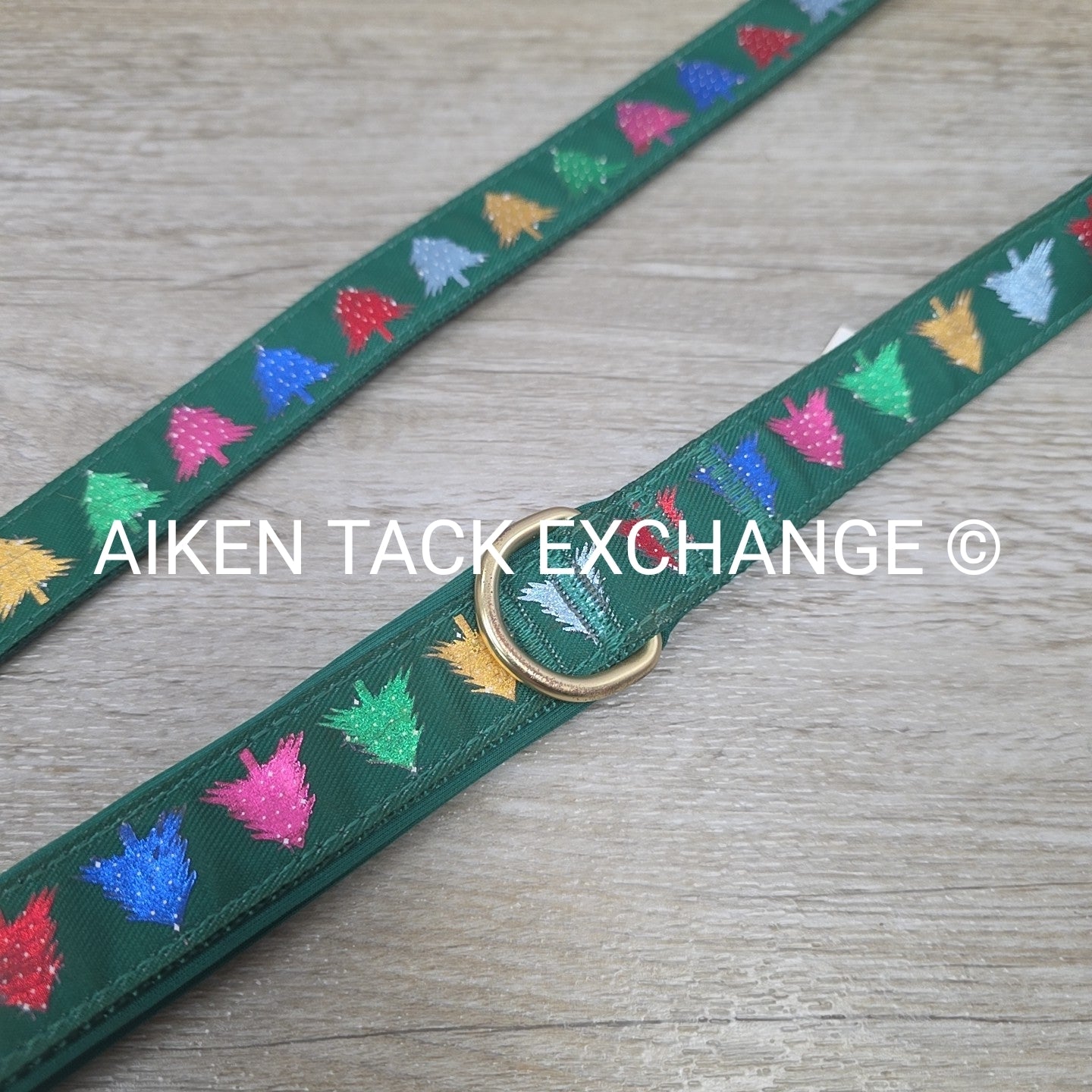 Holiday Pattern Dog Harness + Leash, Size Small