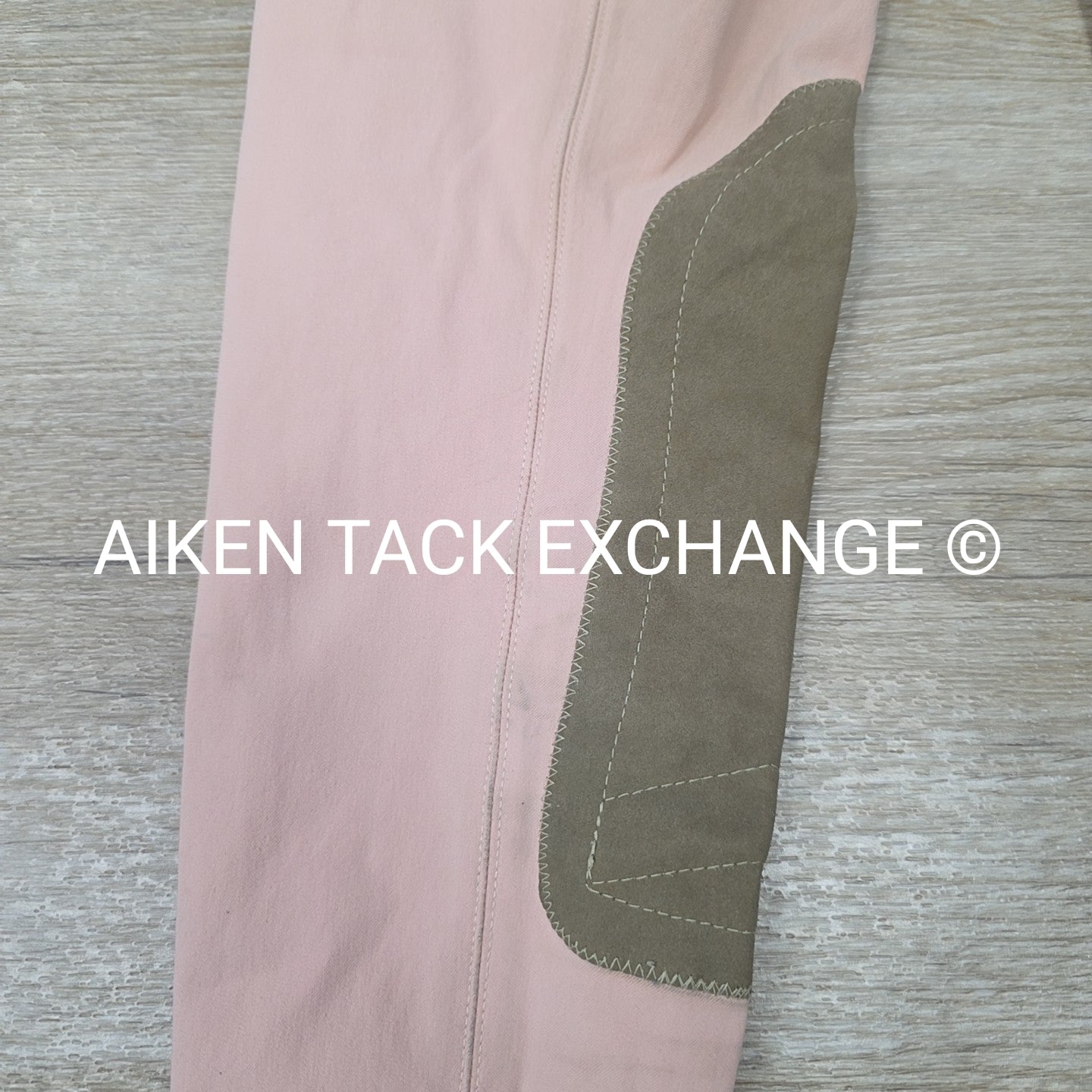 Tailored Sportsman Trophy Hunter Knee Patch Sock Bottom Breeches, Size 12