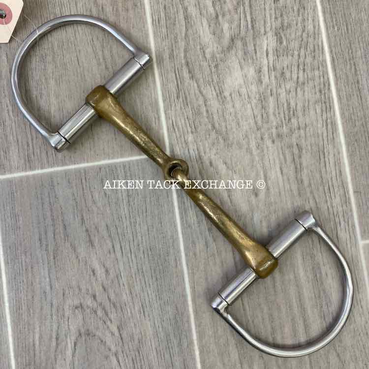 Herm Sprenger KK Shaped Aurigan Single Joint D Ring Bit 5.5"