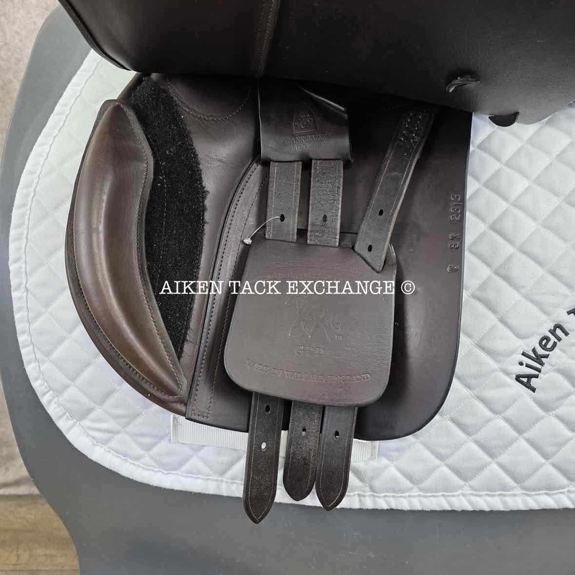 Balance by Frank Baines GPD All Purpose Saddle, 17.5" Seat, XX-Wide Hoop Tree, Wool Flocked Panels