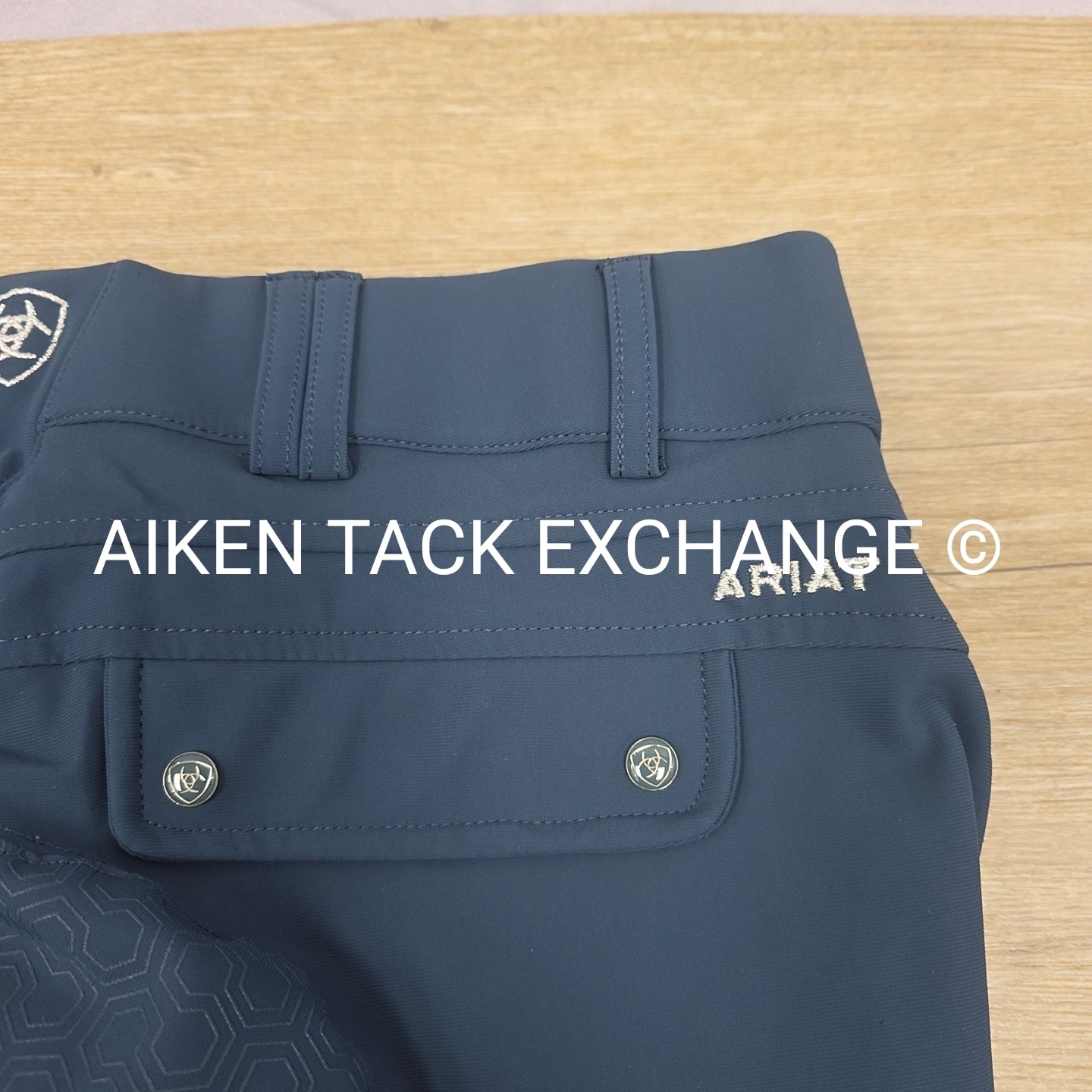 Ariat Tri-Factor Silicone Grip Full Seat Breeches, Size 34 R