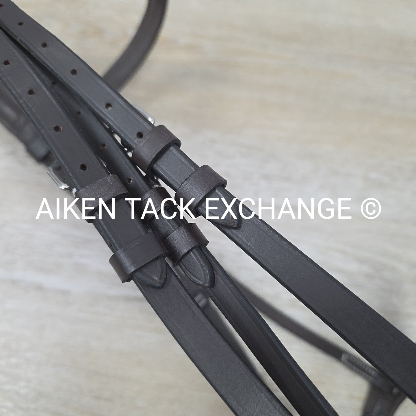 HDR Pro Mono Crown Padded Bridle with Reins, Havana, Size Cob