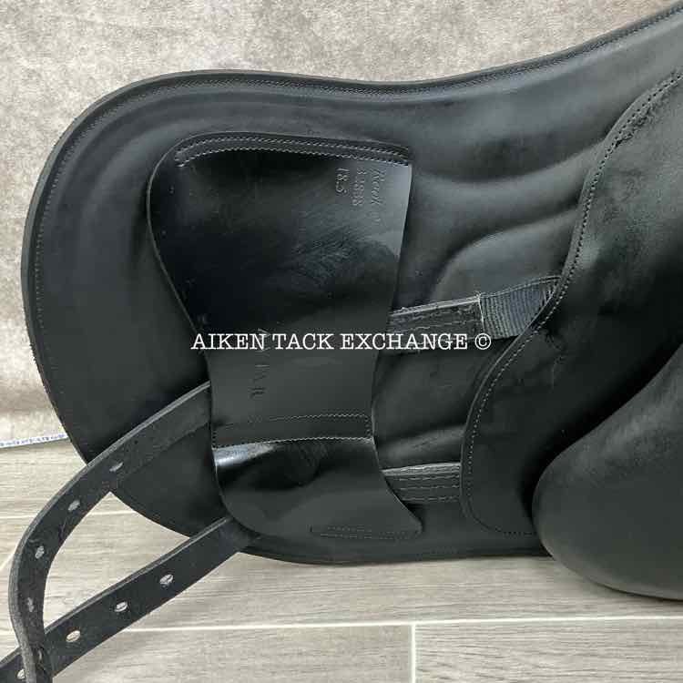 2022 Aviar Rook 2.0 Monoflap Dressage Saddle, 18.5" Seat, Adjustable Tree, Foam Panels