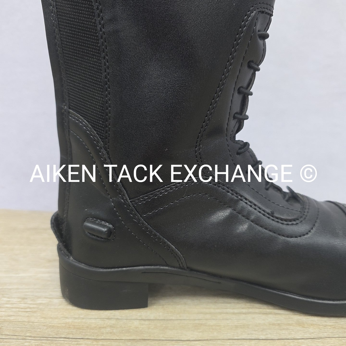 Saxon Syntovia Field Boots, Size 8.5, Regular Height, Extra Wide Calf
