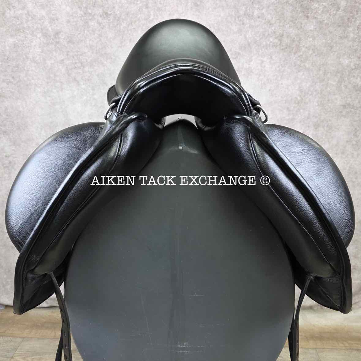 2024 Envy Motion Dressage Saddle, 17" Seat, Adjustable Tree, Wool Flocked Panels