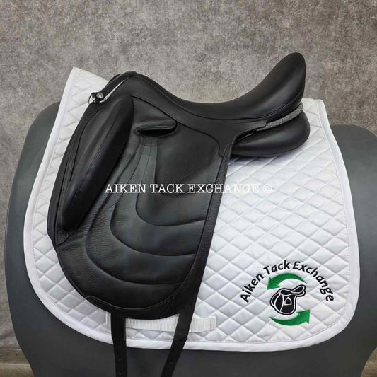 2017 Devoucoux Makila Harmonie Dressage Saddle, 17.5" Seat, Medium Tree, D3D Panels, Full Buffalo Leather