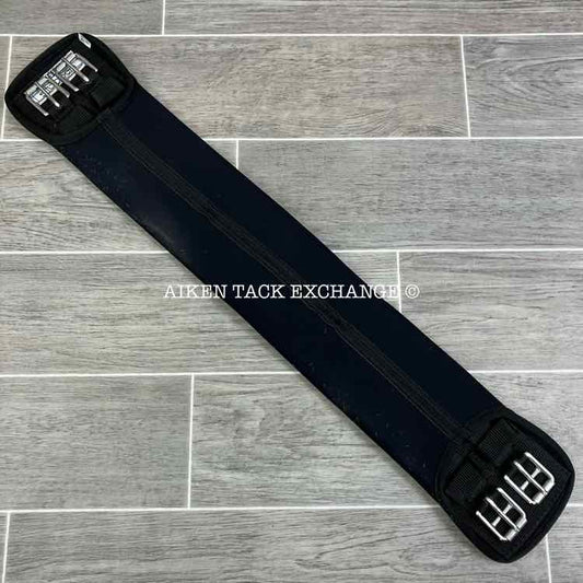 Stubben Straight Neoprene Dressage Girth, Black, 26"