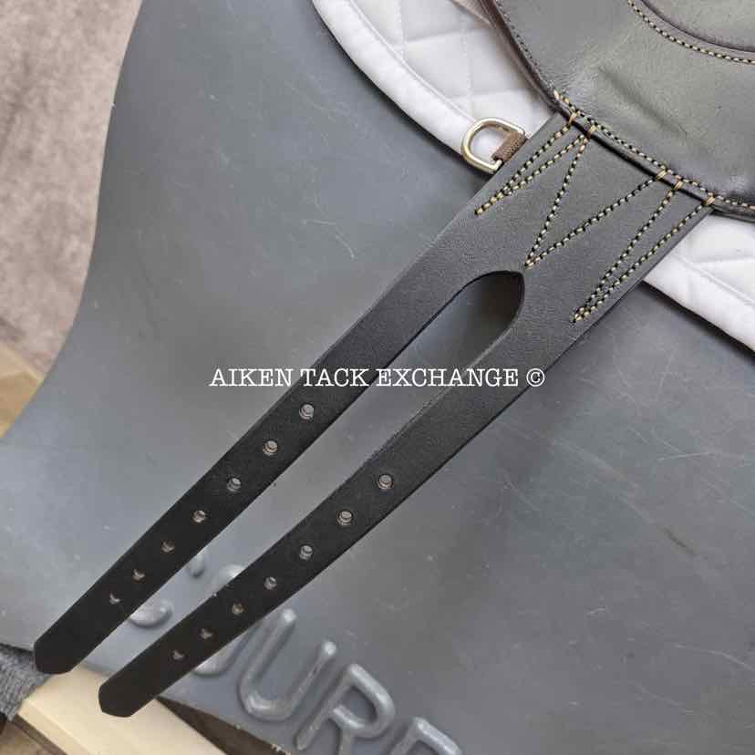 **SOLD** 2018 Antares Contact Monoflap Jump Saddle, 18" Seat, 3AA Flap, Medium Wide Tree, Foam Panels, Full Buffalo Leather