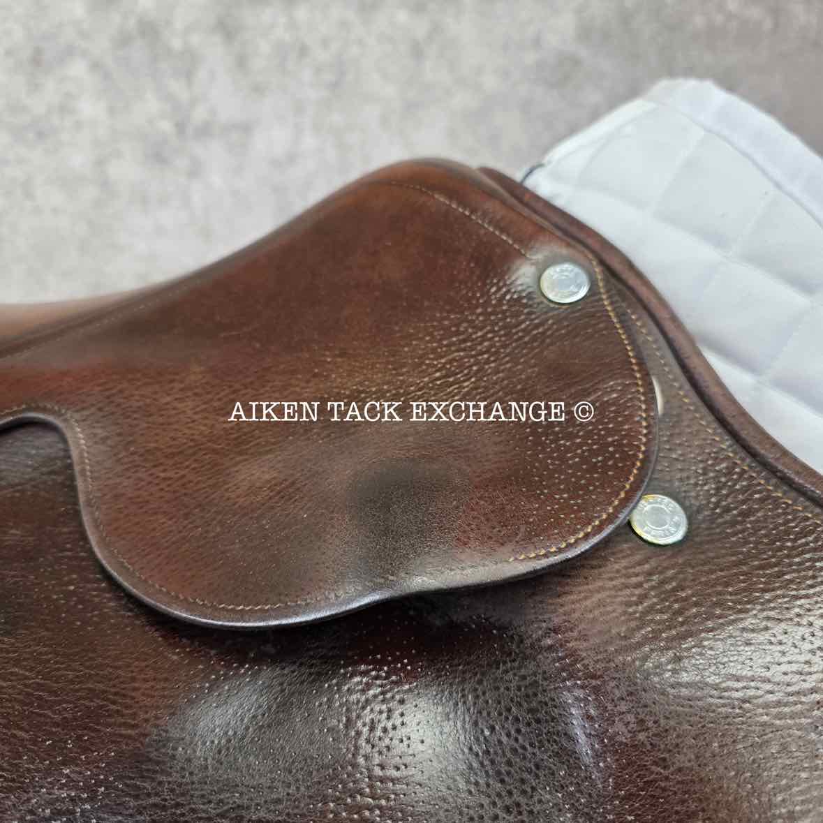 Hermes Steinkraus Close Contact Jump Saddle, 18" Seat, Medium Tree, Foam Panels