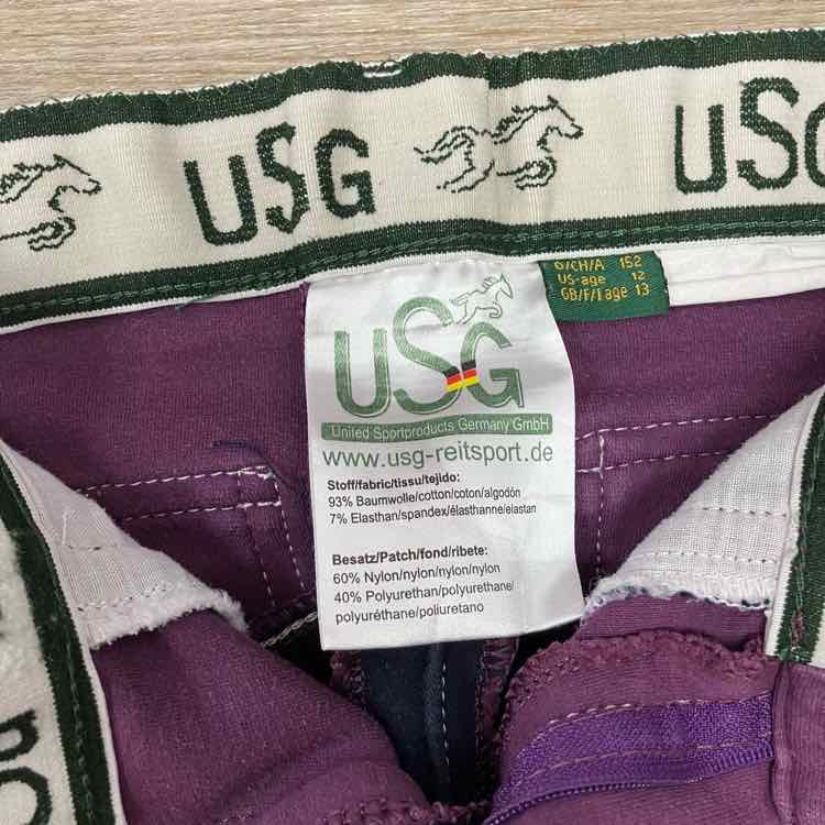 BARGAIN BUNDLE: 2 Pair KL Select USG Knee Patch Breeches, Size 12