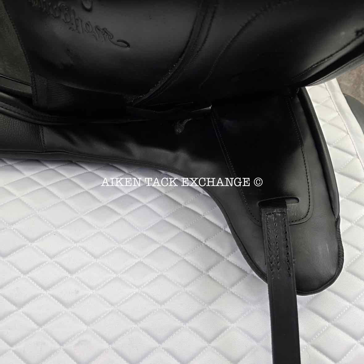 2025 Custom Saddlery Wolfgang Constanze 2 Monoflap Dressage Saddle, 17.5" Seat, Adjustable Tree, Wool Flocked Panels