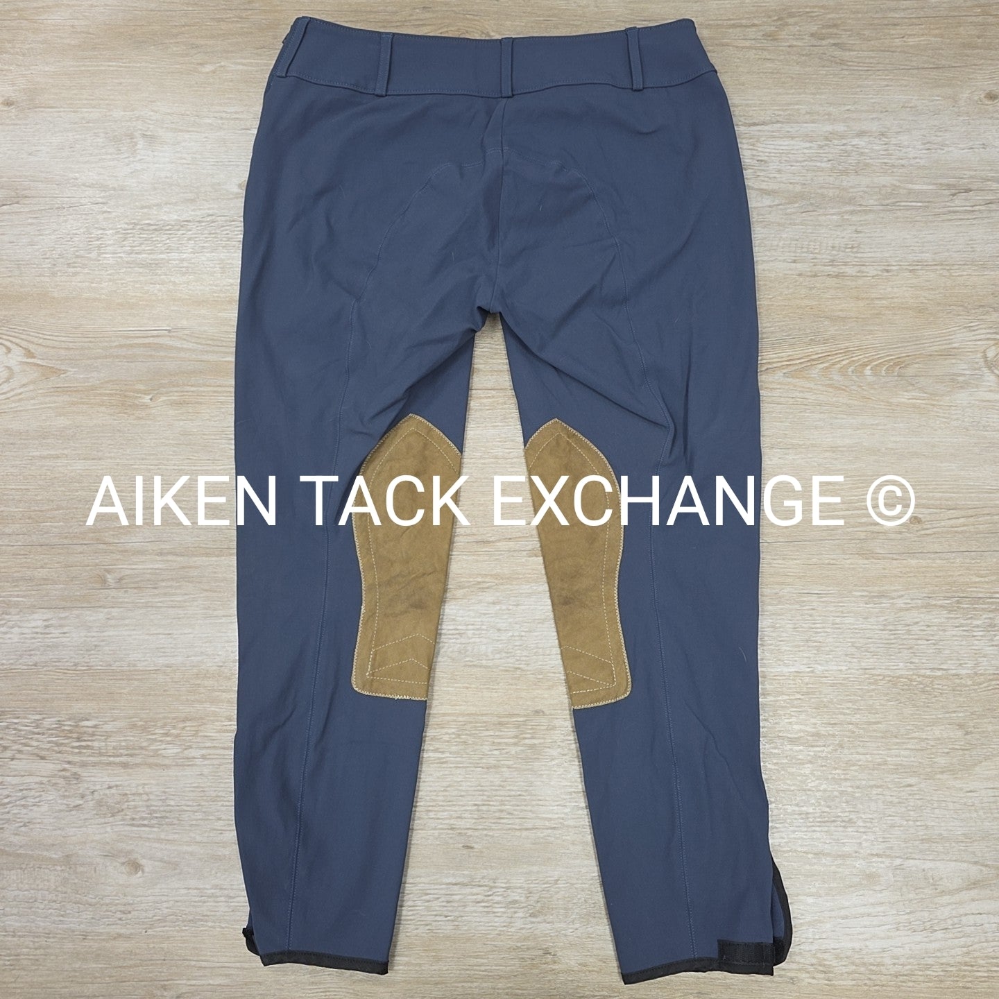 Tailored Sportsman Trophy Hunter Knee Patch Breeches in French Blue, Women's 32