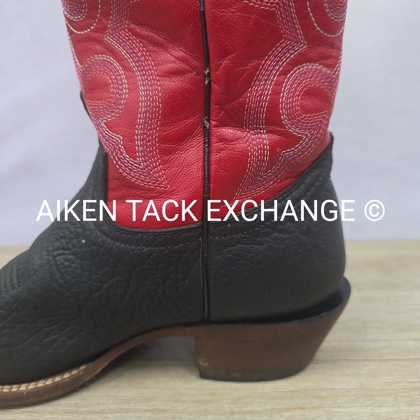 Tuff Hedemen Resistol Western Boots, Size 6.5B