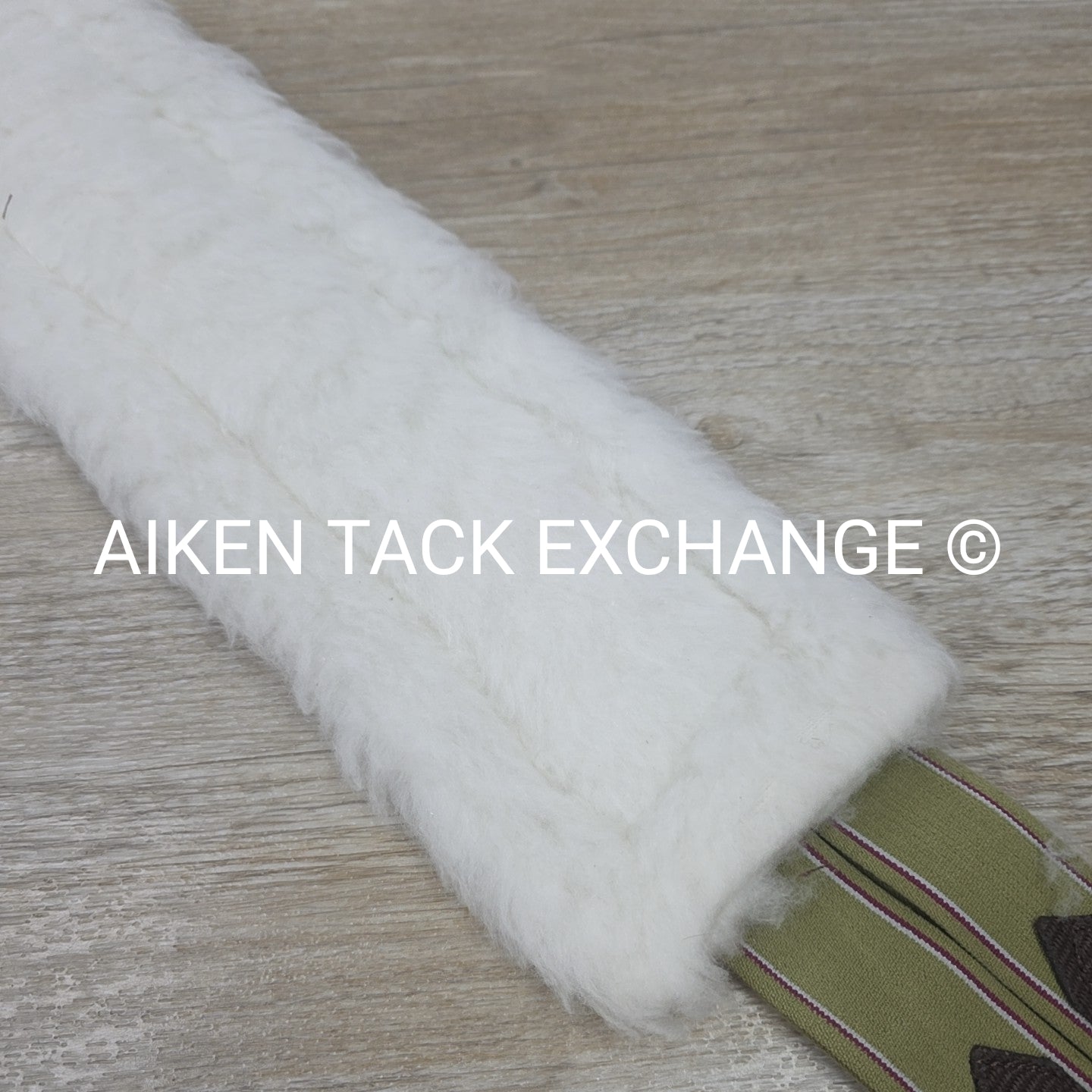 Dover Saddlery Fleece Girth with Double End Elastic, Brown, 52"