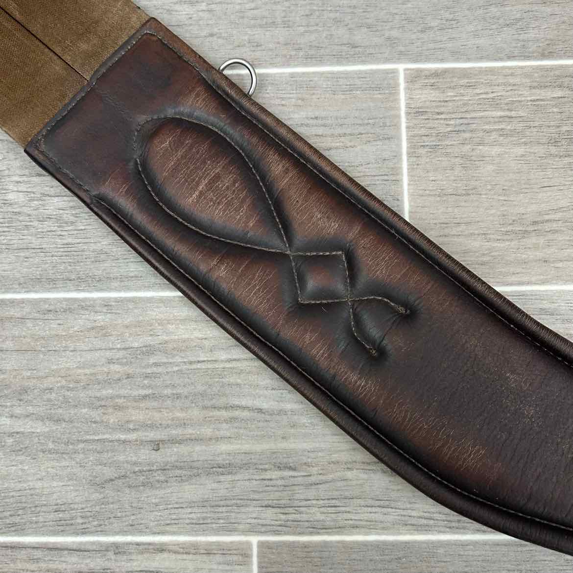 Total Saddle Fit Anatomic Shoulder RelieF Girth, Brown, 54"