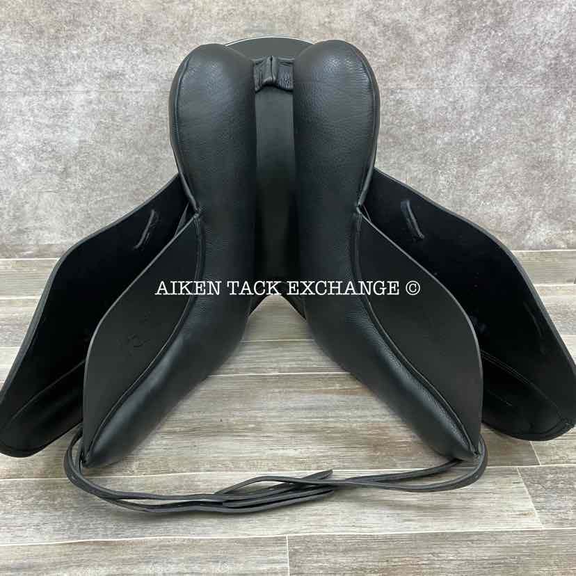 2023 Custom Saddlery Wolfgang Solo Dressage Saddle, 17.5" Seat, Adjustable Tree, Wool Flocked Panels