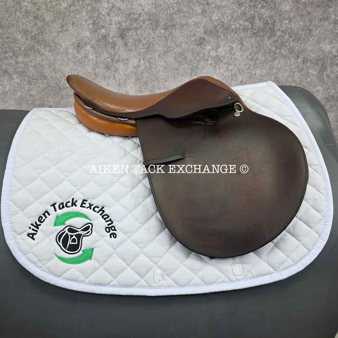 **SOLD** Crosby Miller's Prix Des Nations Pony Saddle, 14" Seat, Medium Tree, Foam Panels